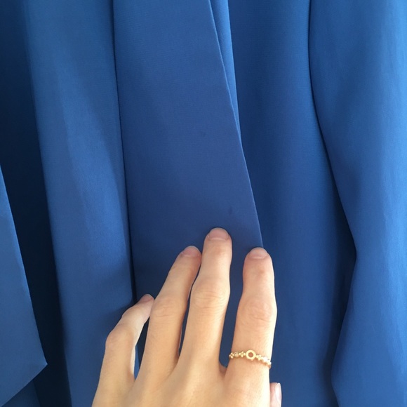 Vintage necktie blouse, sz med - Picture 9 of 10